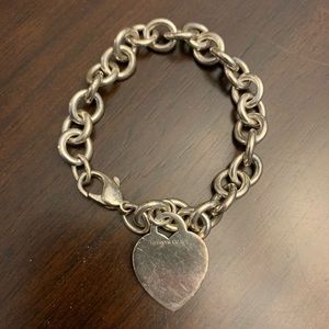Tiffany & Co Heart Tag Bracelet - sterling silver